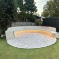 London Fog OutdoorArea Firepit Herringbone