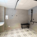 Elements Baroque Dot Concrete Chiaro Bathroom scaled