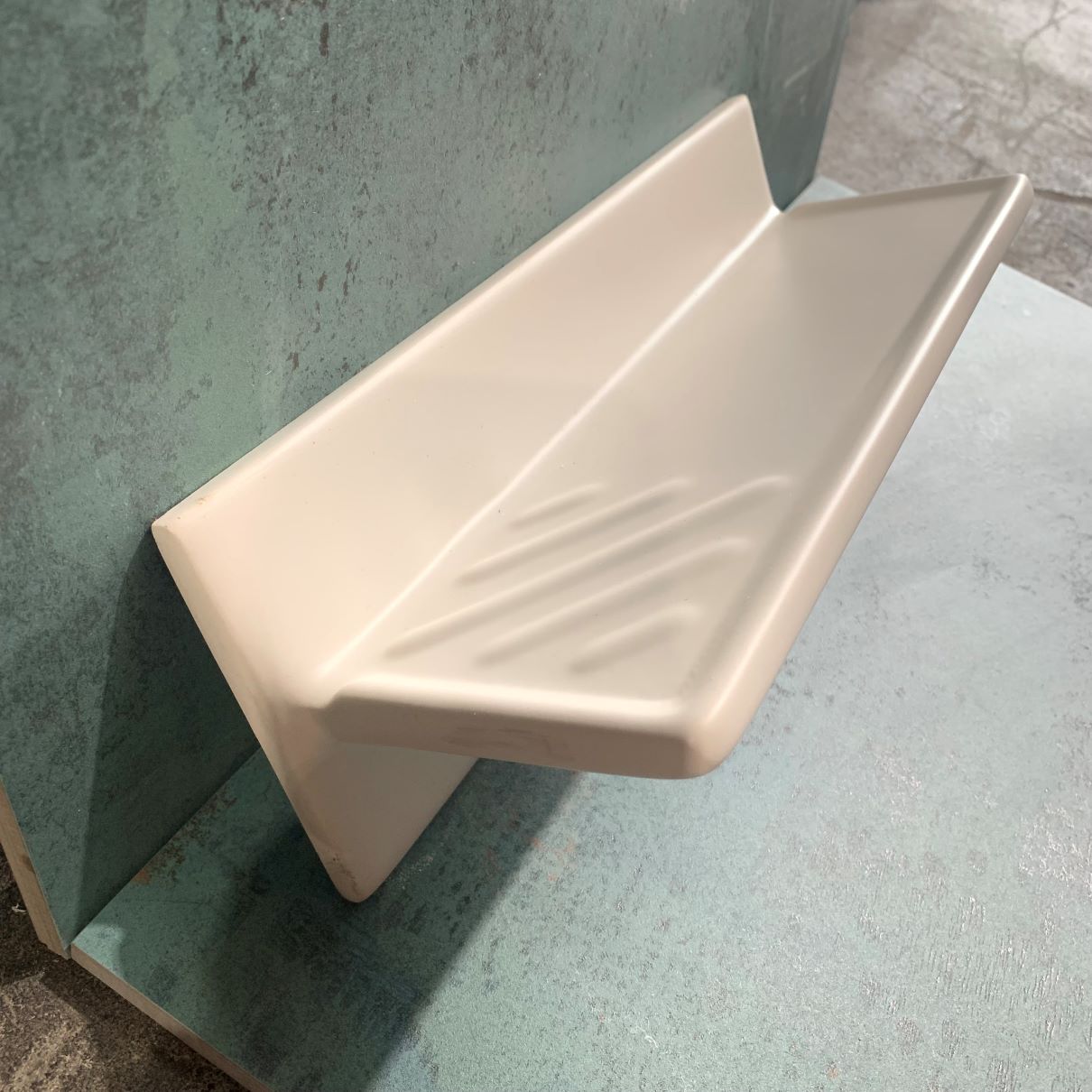 RD95 100x300 Satin White Shower Shelf | Urban Tile Company | Capalaba ...