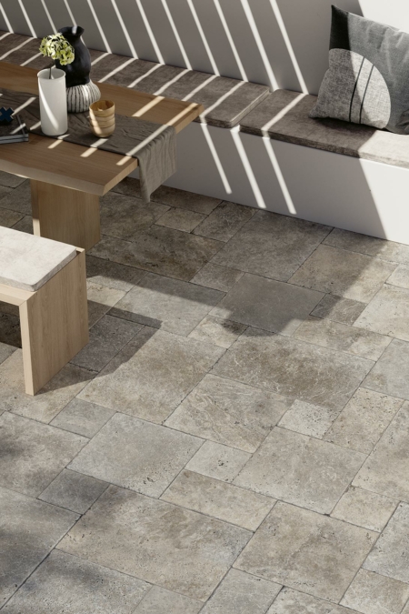 Aquitaine Silver FrenchPattern Patio