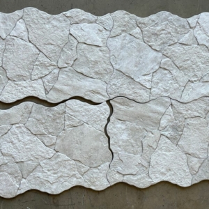 x Borgogna White Flagstone Cladding