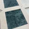 Marble Tumbled Crema Marfil w Indian GreenA