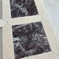 Marble Tumbled Crema Marfil w Mortiz MaroneA