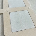 Marble Tumbled Crema Marfil w Thassos TumbledA