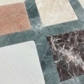 Marble Tumbled Indian Green w Marble MixA