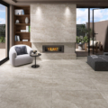 Taj Mahal Beige Floor Wall Fireplace