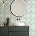 Voluta Zellige Rabat Lifestyle Bathroom Wall RE