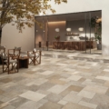 Trani Stone Mix French Pattern Outdoor Floor